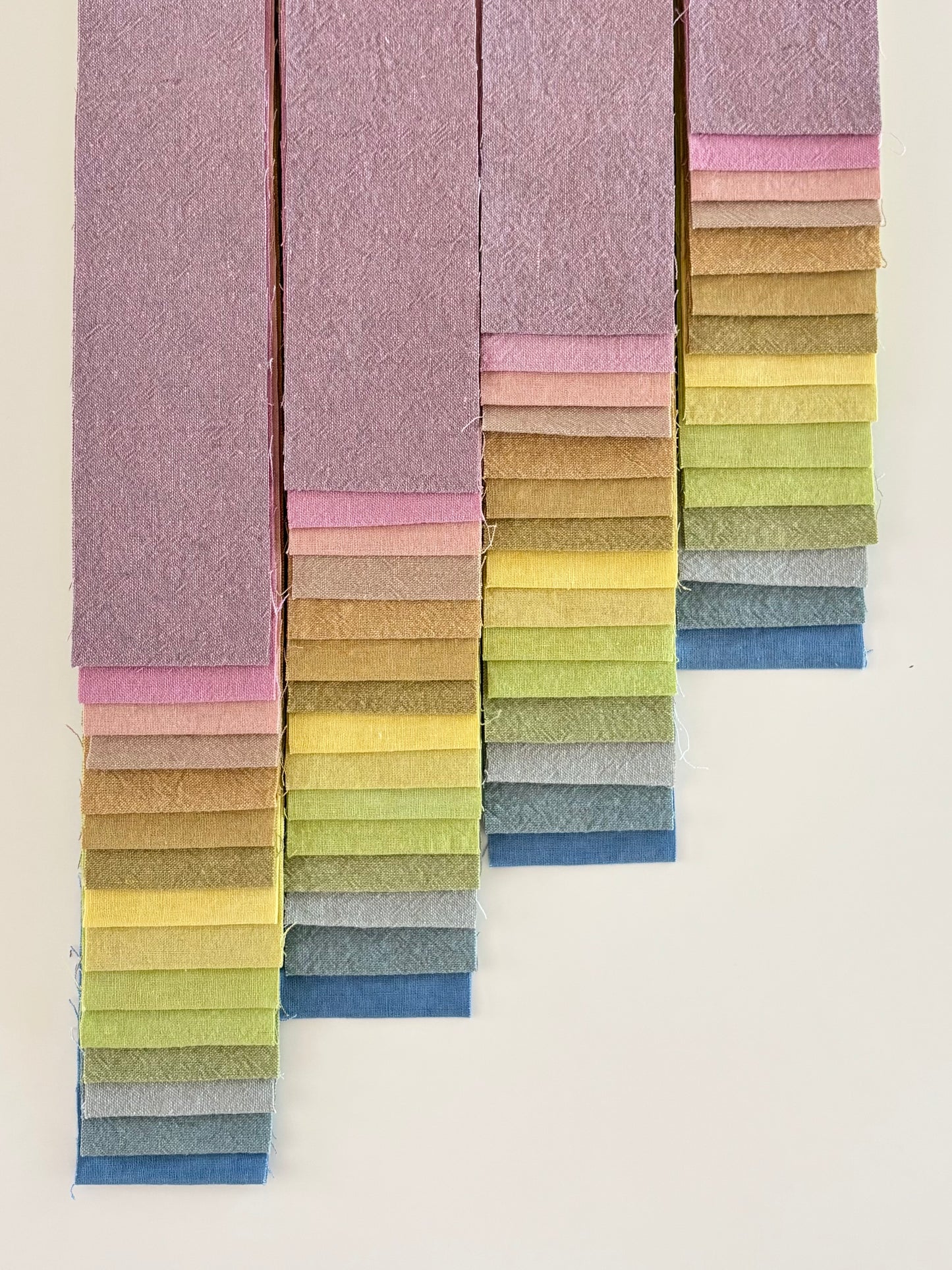 Rainbow Marshmallow Jelly Roll - 15 strip