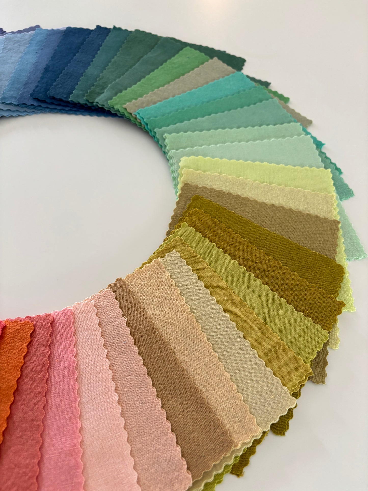 Handdyed Rainbow 5" Charm Pack — 50 piece