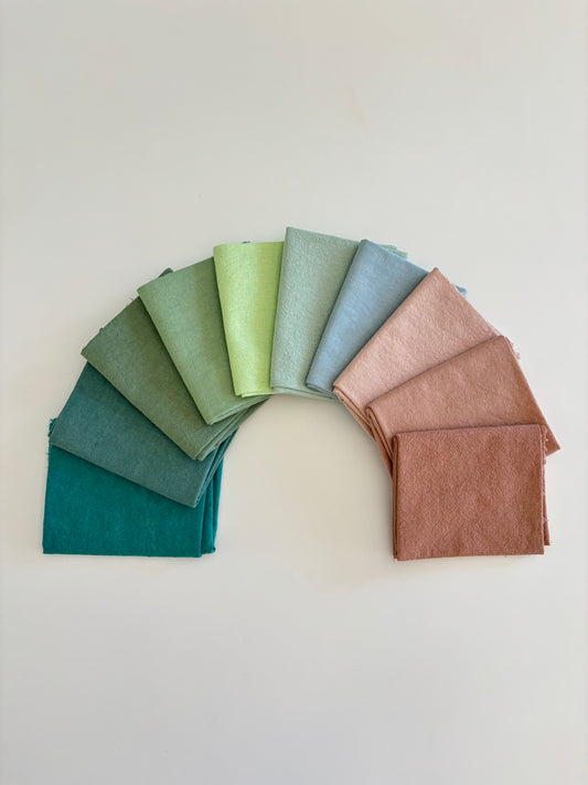 Neon and Neutral Mint Fat Quarter Bundle