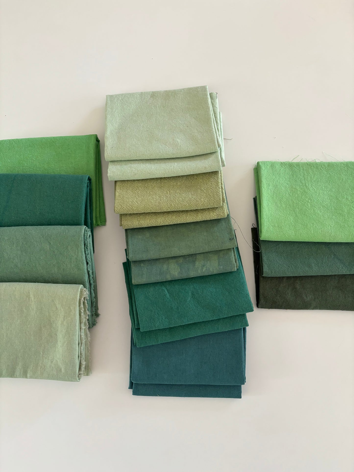 Special Order Handdyed Greens — Theresa